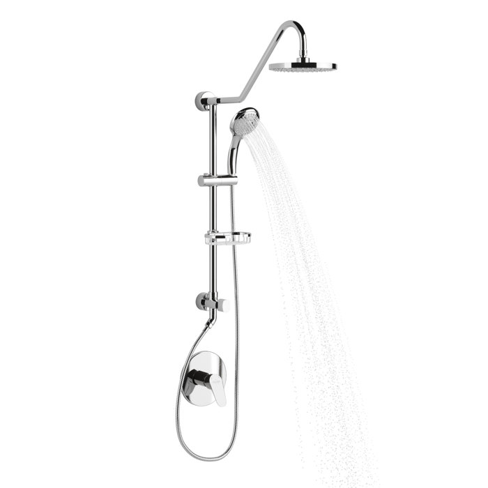 Pulse Shower Spas Kauai Rain Shower Head with Handshower & Reviews